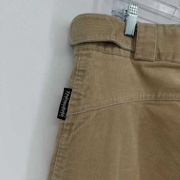Men's Corduroy Crane Sports Thinsulate Waterproof Adjustable Snowboard Pants~ L - Picture 7 of 10